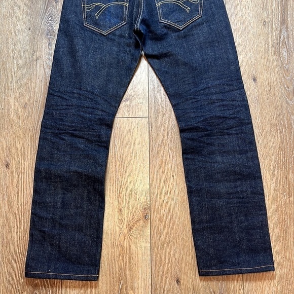 The Flat Head F2001 Dark Wash Selvedge Jeans Size 29 - Picture 6 of 11